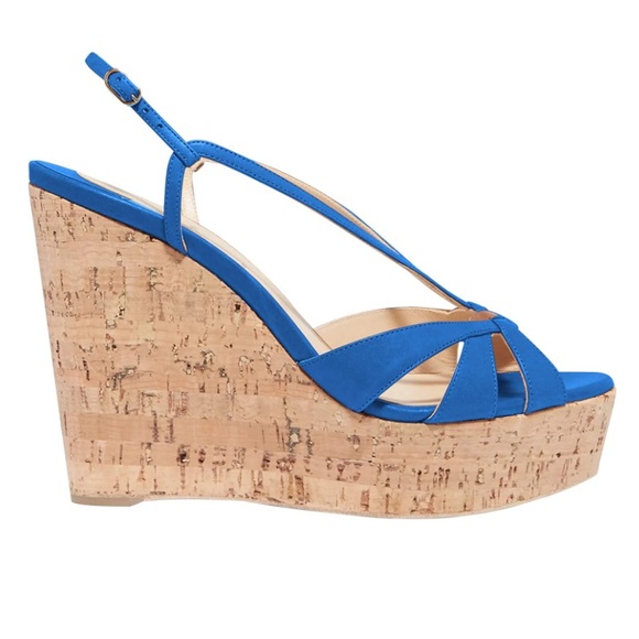 ❗️❗️ S A L E ❗️ VETASTE Strappy Open Toe Wedge Heel Sandals - Picture 2 of 5